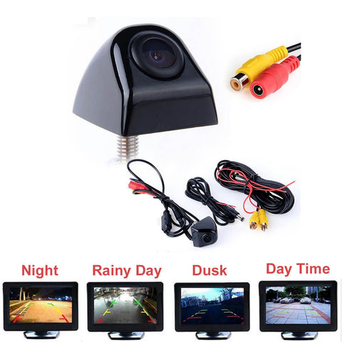 170° Angle Car Rear View Reverse Camera Night Vision Waterproof Guide Line——RM-RZ325B - Ezonetonics